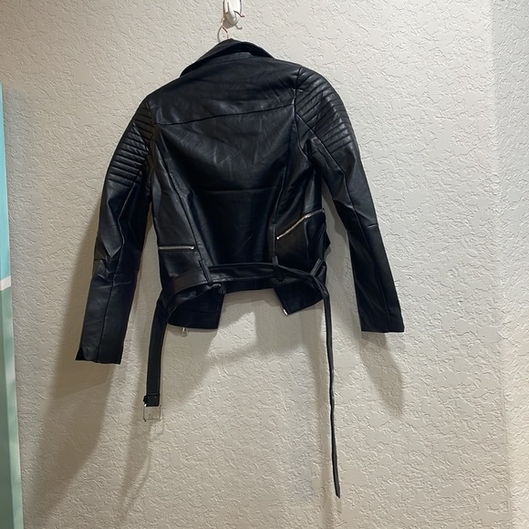 NWT vegan leather moro jacket - Picture 2 of 4